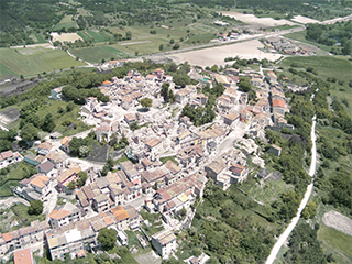 Plan for the reconstruction of Castelnuovo all’Aquila after the earthquake of 2009