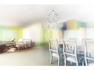 Interior design for a luxury apartment