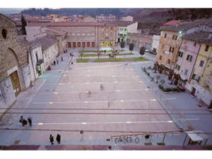 New paving and urban furnishing of Piazza S. Agostino