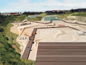 Urban park and additional facilities in Cagliari